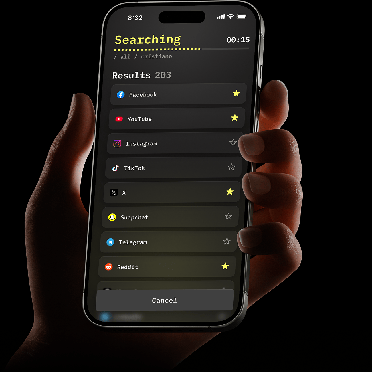 Hackerman scanning public websites